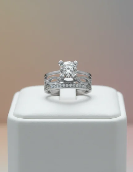 Gümüş 925 Ayar Zirkon Taşlı Kadın Yüzük