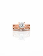 Rose Altın 925 Ayar Kadın Yüzük